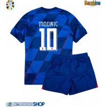 Maglie da calcio Croazia Luka Modric #10 Seconda Maglia Bambino Europei 2024 Manica Corta (+ Pantaloni corti)